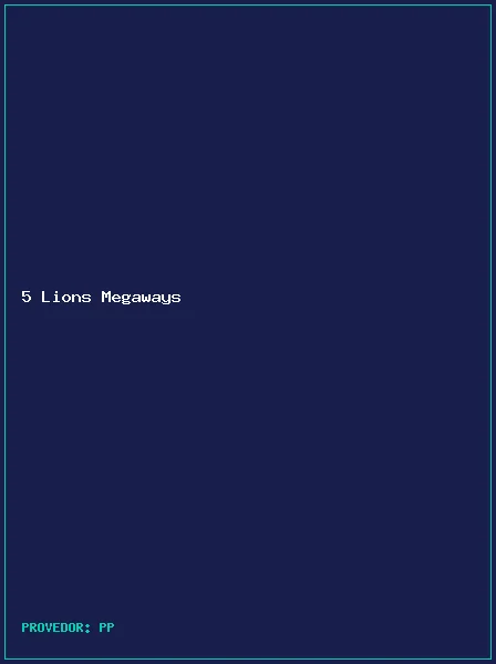 5 Lions Megaways