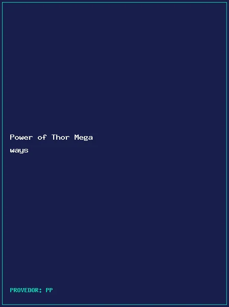 Power of Thor Megaways