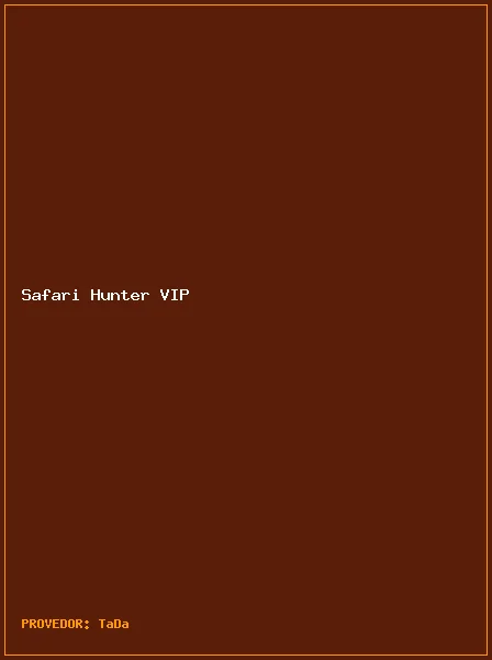 Safari Hunter VIP