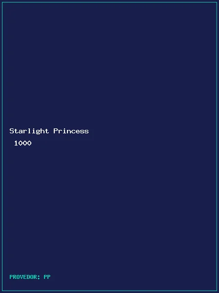 Starlight Princess 1000