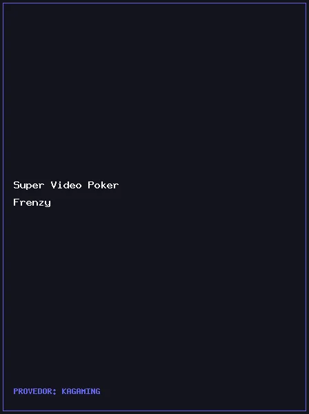 Super Video Poker Frenzy