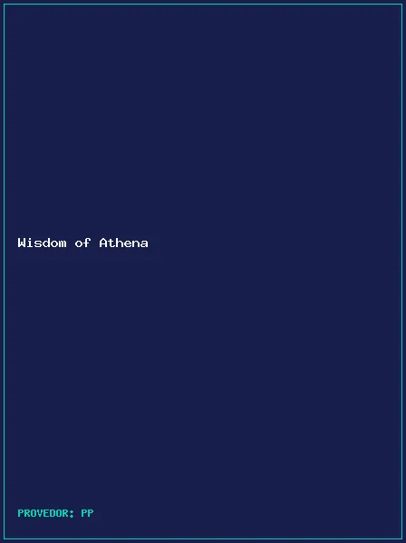 Wisdom of Athena